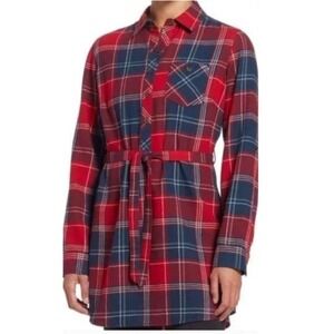 Field‎ & Stream Woodbury Plaid Red Tunic Medium NWT